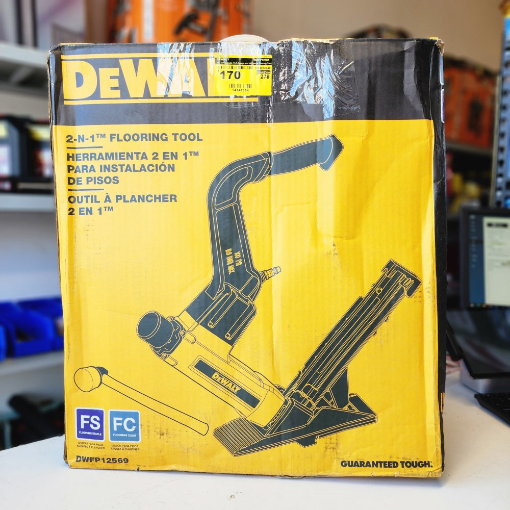 2-in-1 Pneumatic 15.5-Gauge and 16-Gauge Flooring Tool Only