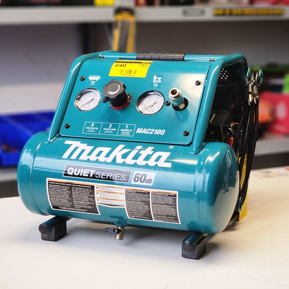 Quiet Series 1 HP, 2 Gallon, OIl-Free, Electric Air Compressor
