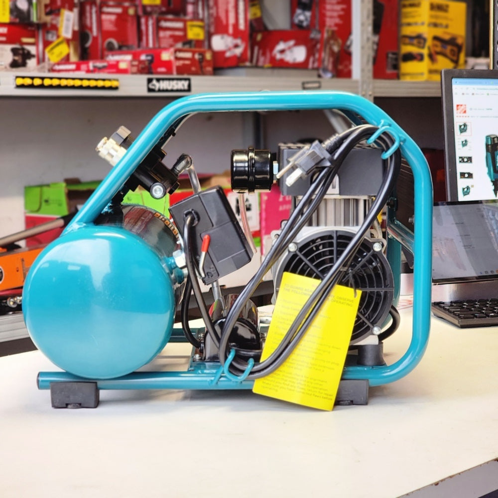 Quiet Series 1 HP, 2 Gallon, OIl-Free, Electric Air Compressor