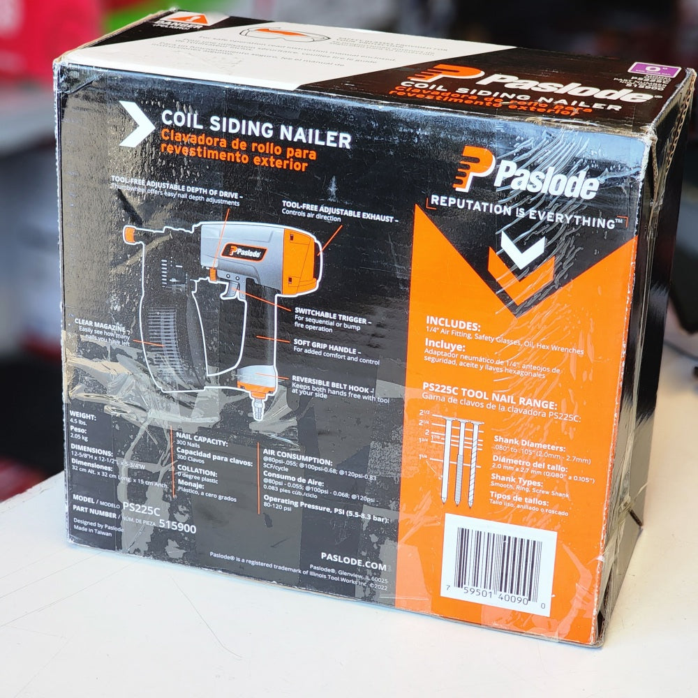 0-Degree Coil Siding Nailer