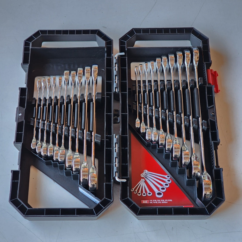 72-Tooth Ratcheting SAE/MM Combination Wrench Set (20-Piece)