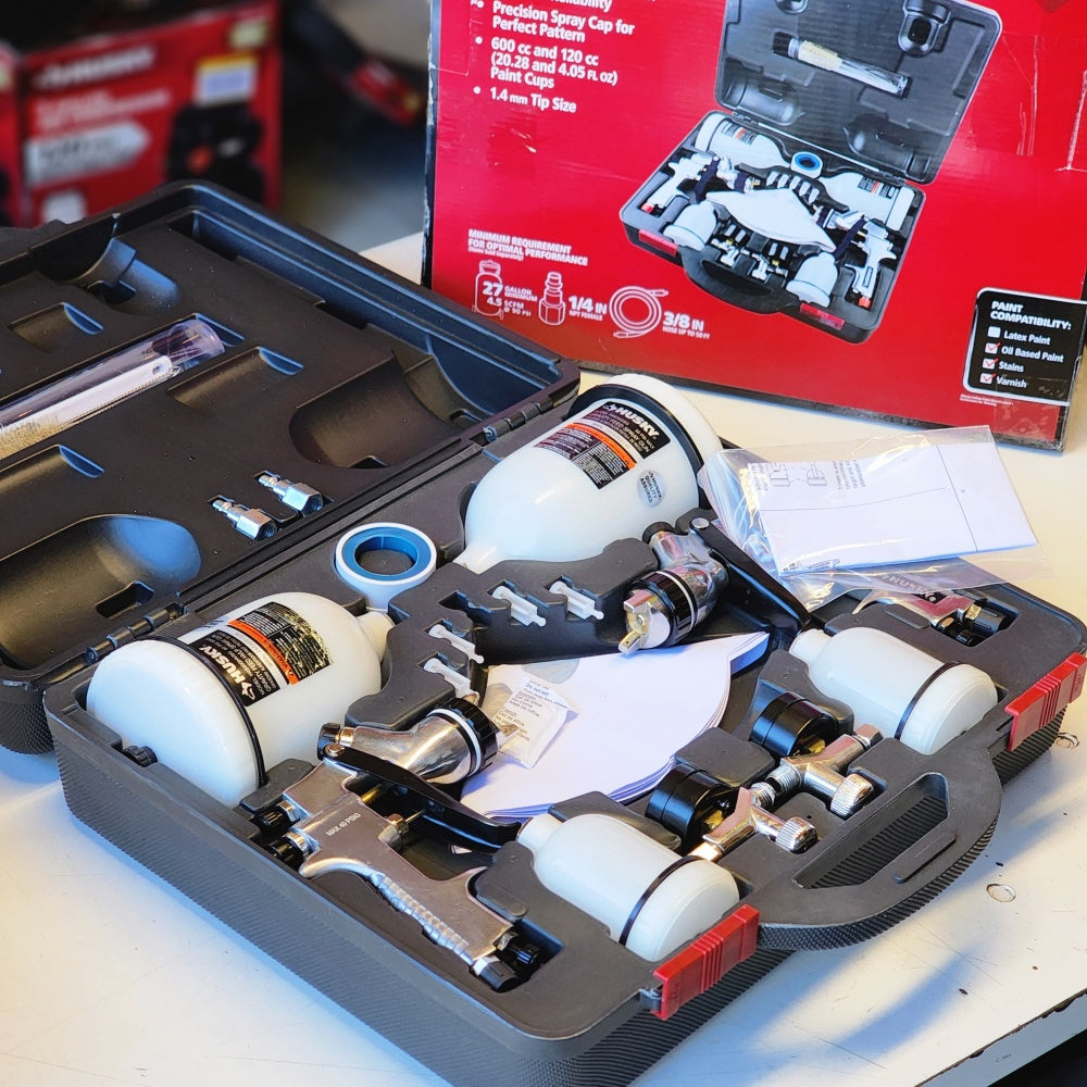 HVLP Gravity Feed Spray Gun Kit