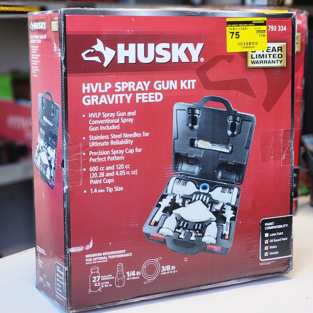 HVLP Gravity Feed Spray Gun Kit