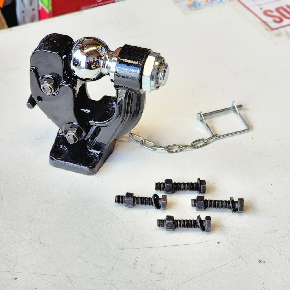 Pintle Hook With 2-5/16in. Hitch Ball, Bolt-on, 16,000