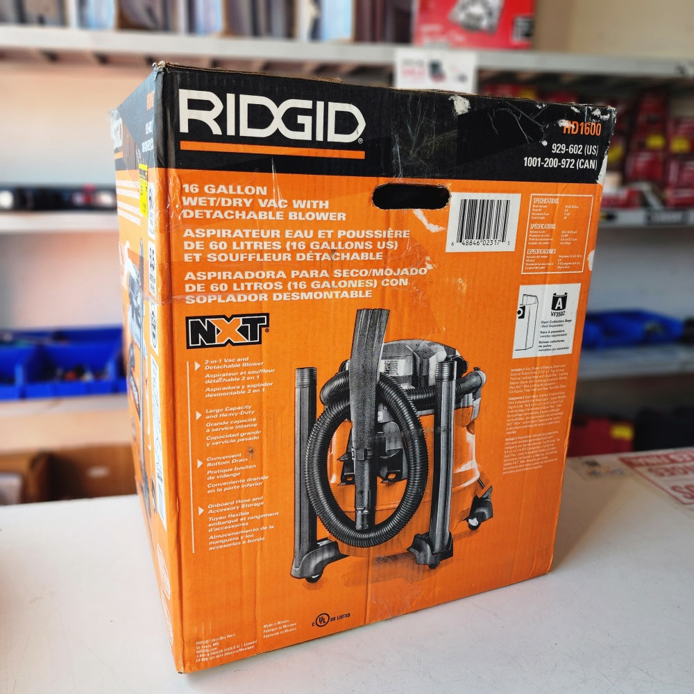 16 Gal Detach Blower With Vacuum
