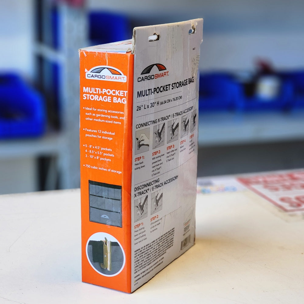 Multi-Pocket Storage Bag For E-Track and X-Track