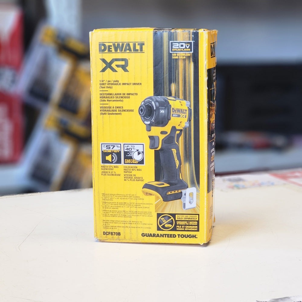 20V MAX XR Brushless Cordless 1/4 in. Quiet Hydraulic impact  Driver