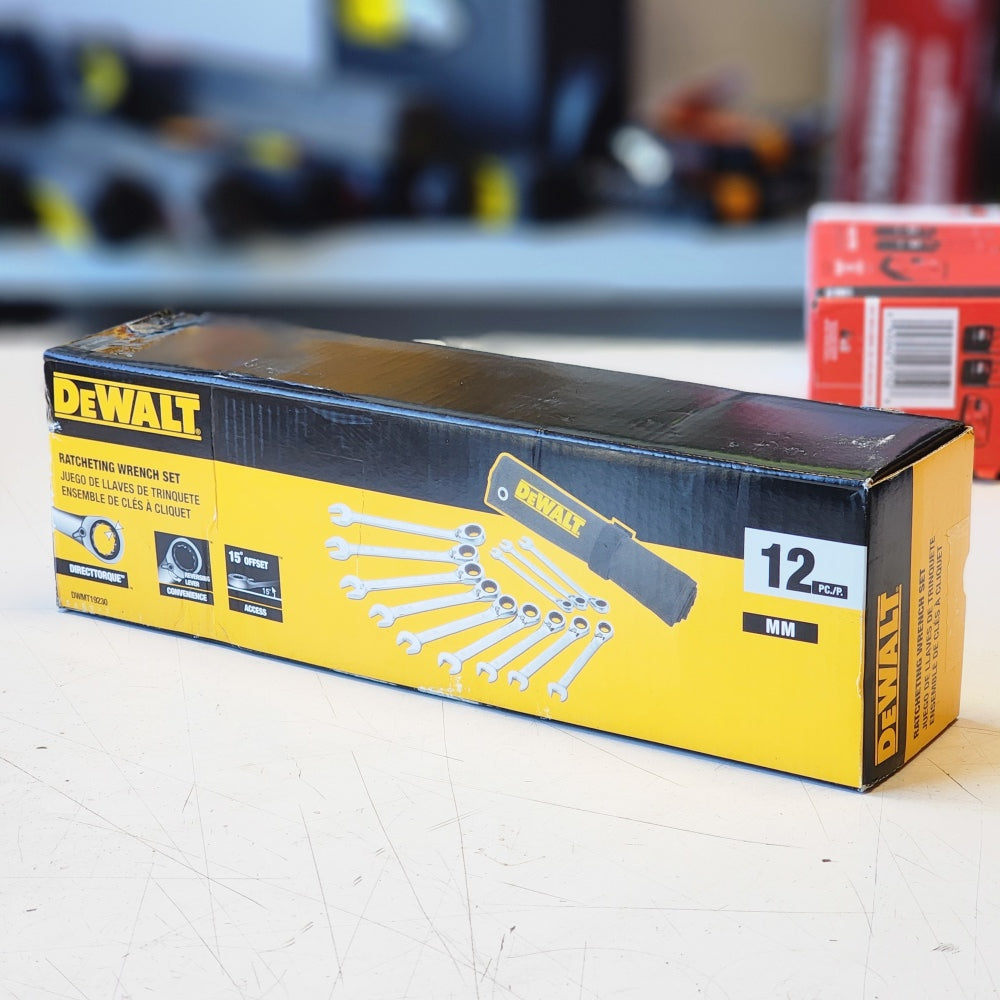 Reversible Metric Ratcheting Wrench Set(12-piece)