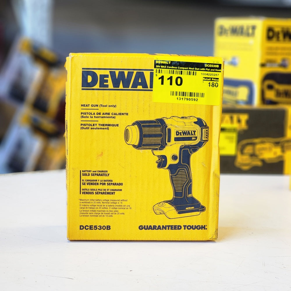 20V Max Cordless Compact Heat Gun With Flat and Hook