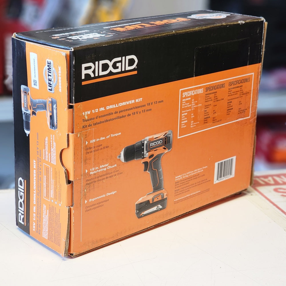 18V 1/2 in. Drill / Driver Kit