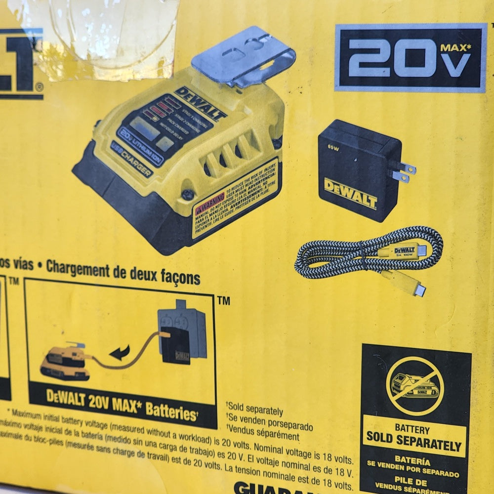 20V MAX Charger and USBC Adaptor Kit