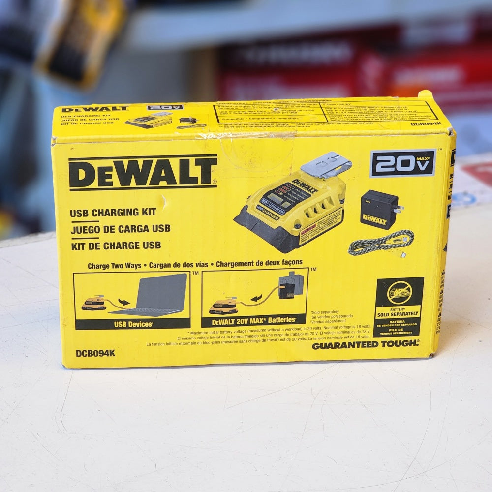 20V MAX Charger and USBC Adaptor Kit