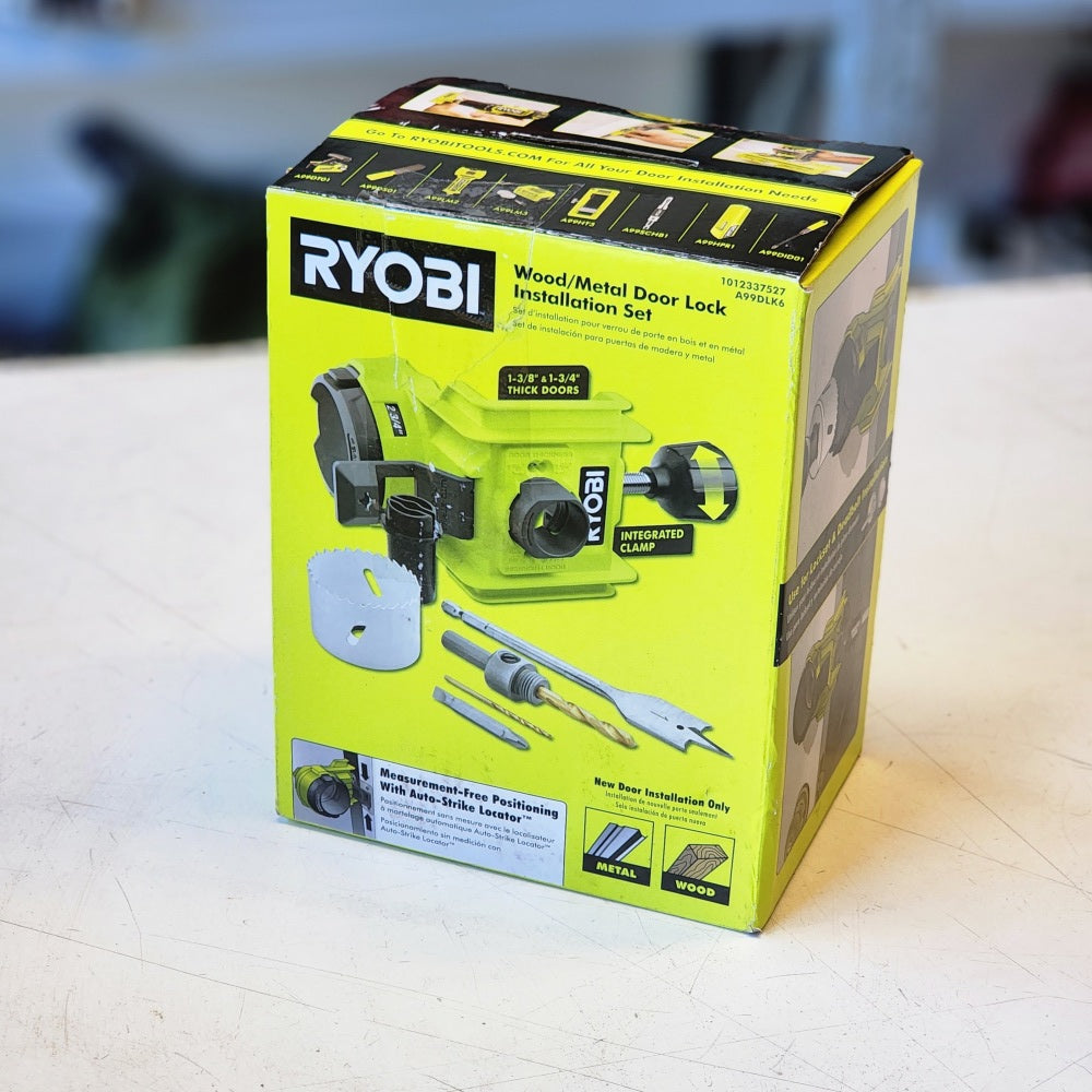 Wood/Metal Door Lock Installation Kit With i-Metal Hole