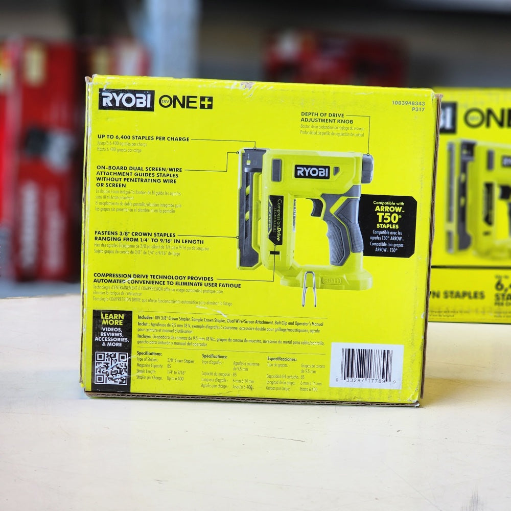 One + 18V Compression Drive Cordless 3/8in. crown Staples