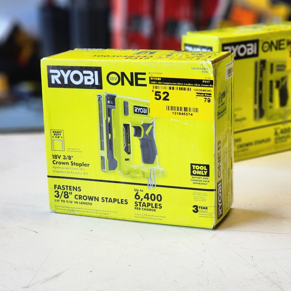 One + 18V Compression Drive Cordless 3/8in. crown Staples