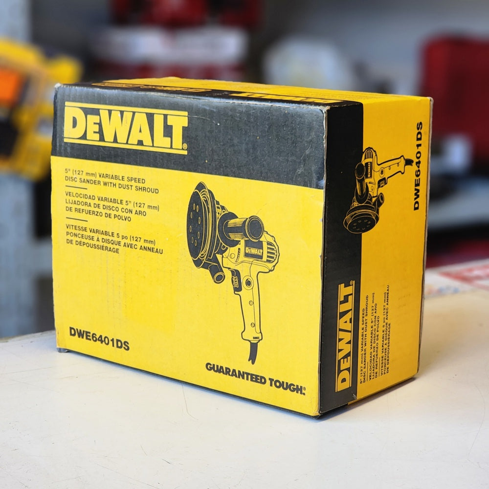 6 Amp Corded Variable Speed Disk Sander With 5 in.