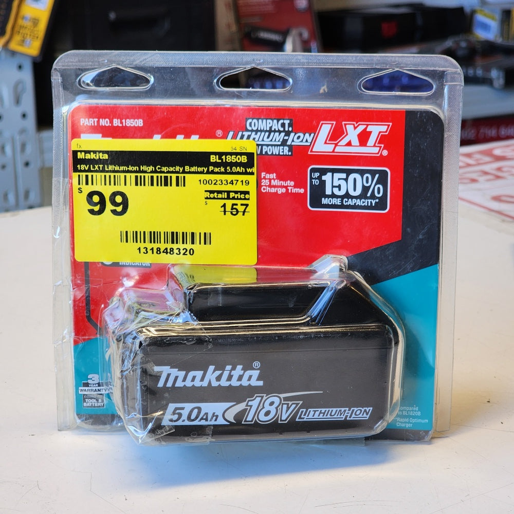 18V LXT Lithium-ion High Capacity Battery Pack 5.0Ah