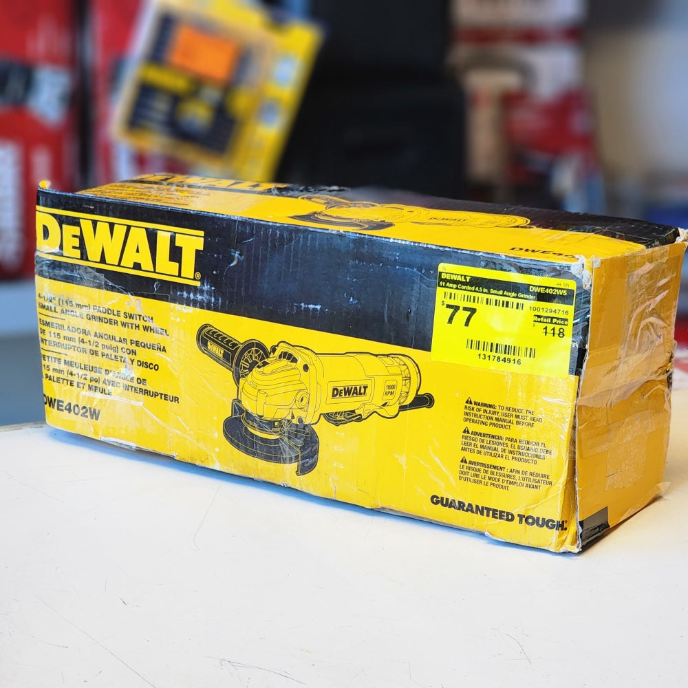 11 Amp Corded 4.5 in. Small Angle Grinder