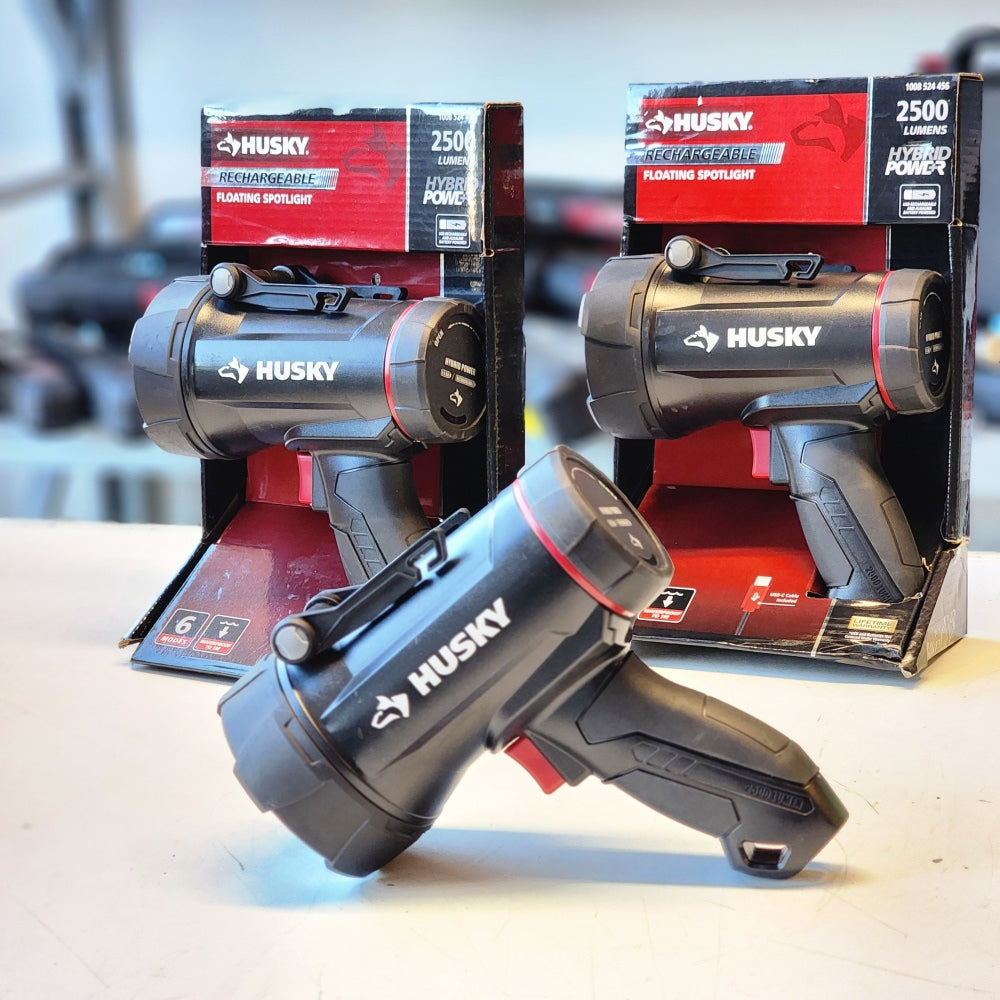 2500 Lumens Dual Power Floating Rechargeable Spotlight