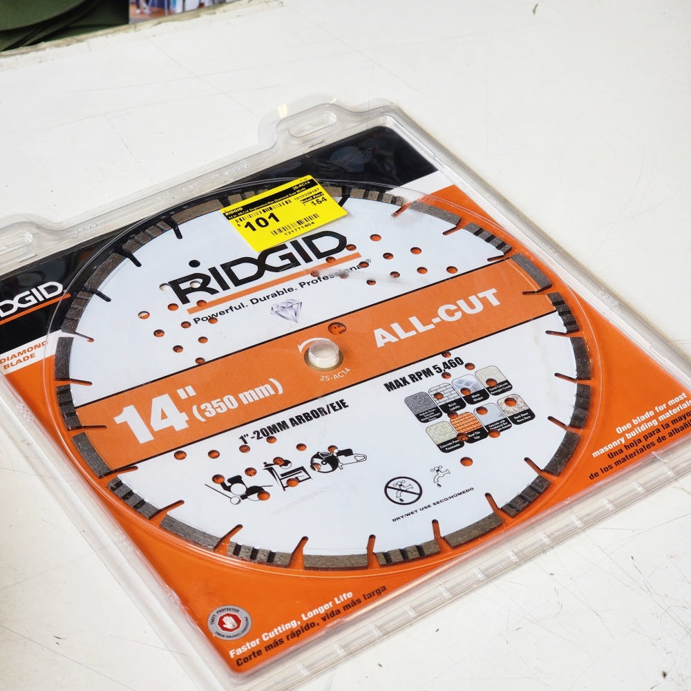 14 in. ALL-Cut Segmented Rim Diamond Saw Blade
