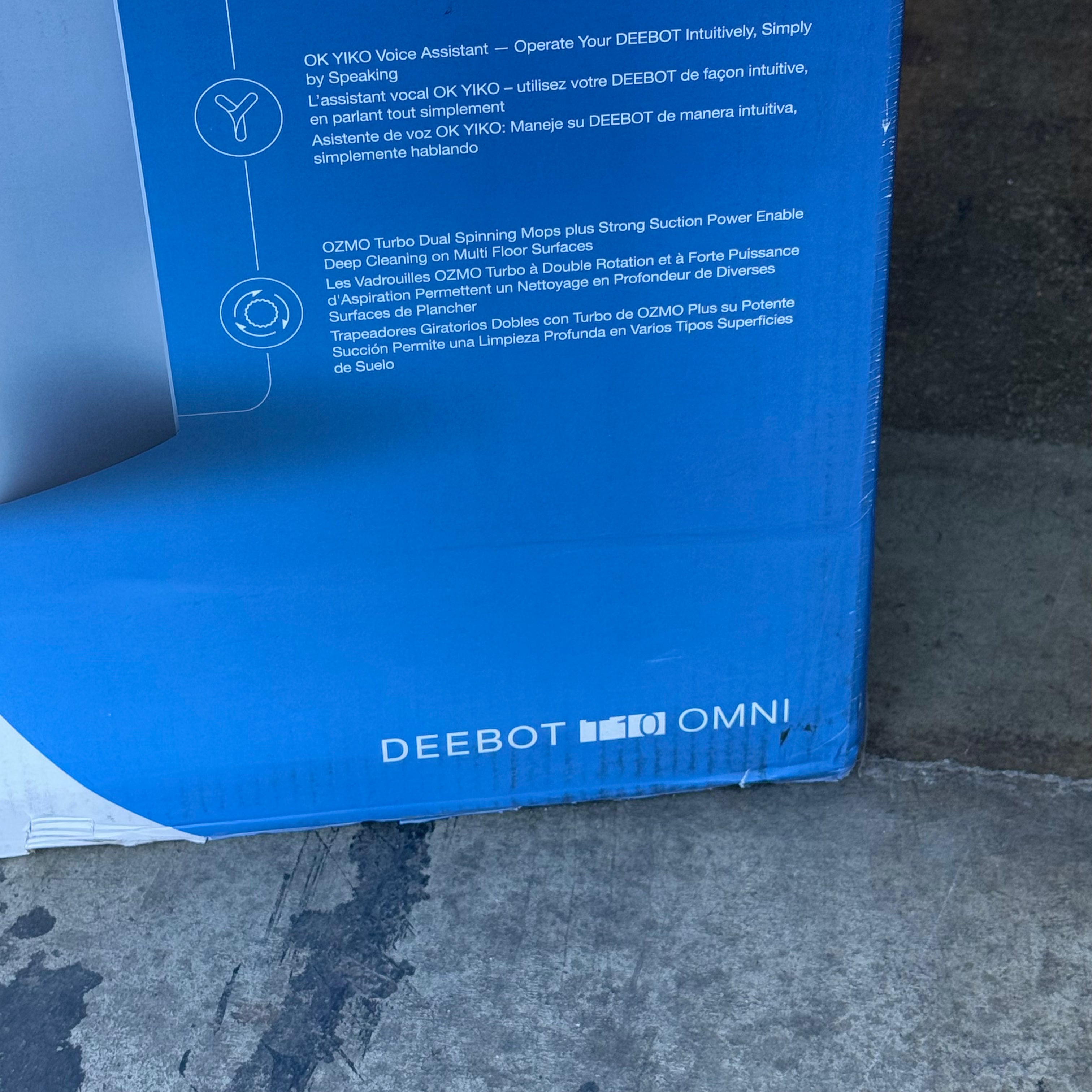 ECOVACS T10 OMNI VACMOP (Like New)
