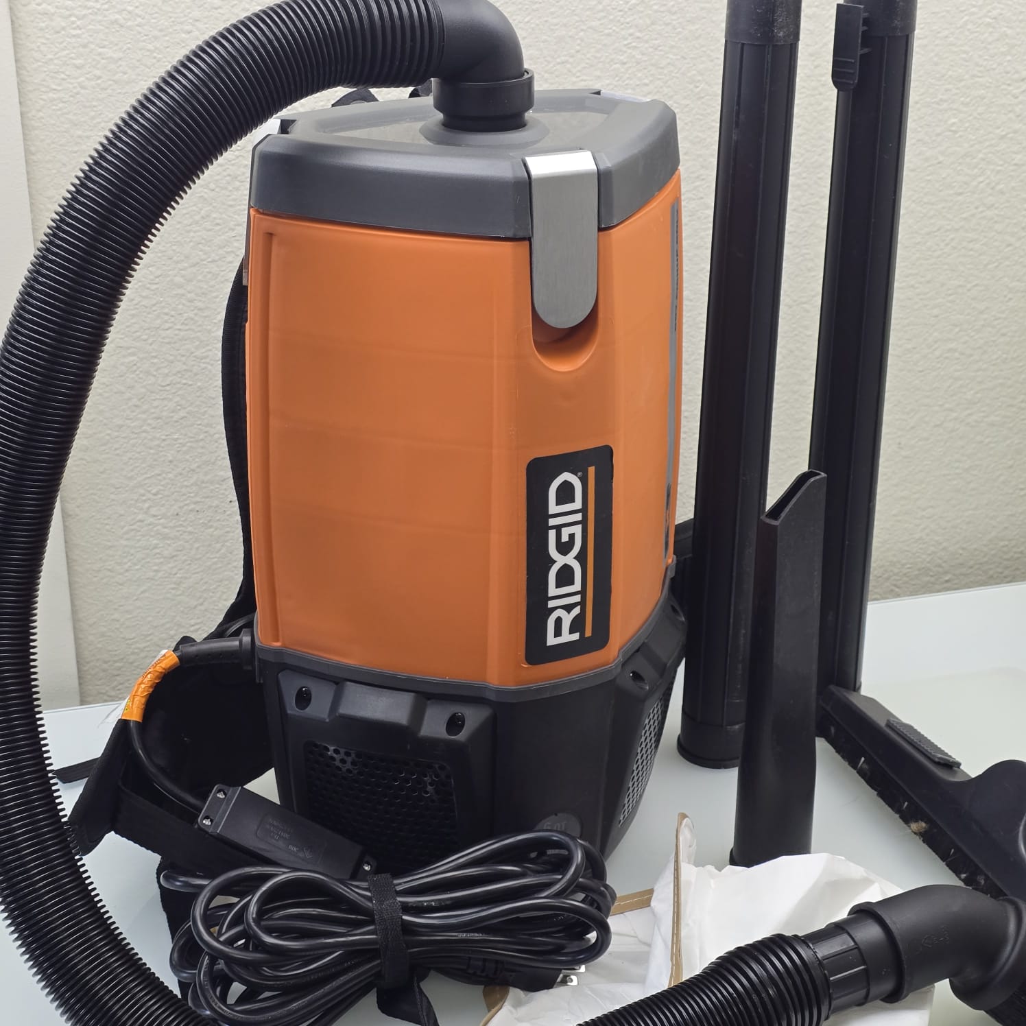 6 Qt. (1.5 Gal.) NXT Backpack Vacuum Cleaner with Filters, Locking Accessories Shop Vac Attachments for Dry Applications (HDB600)
