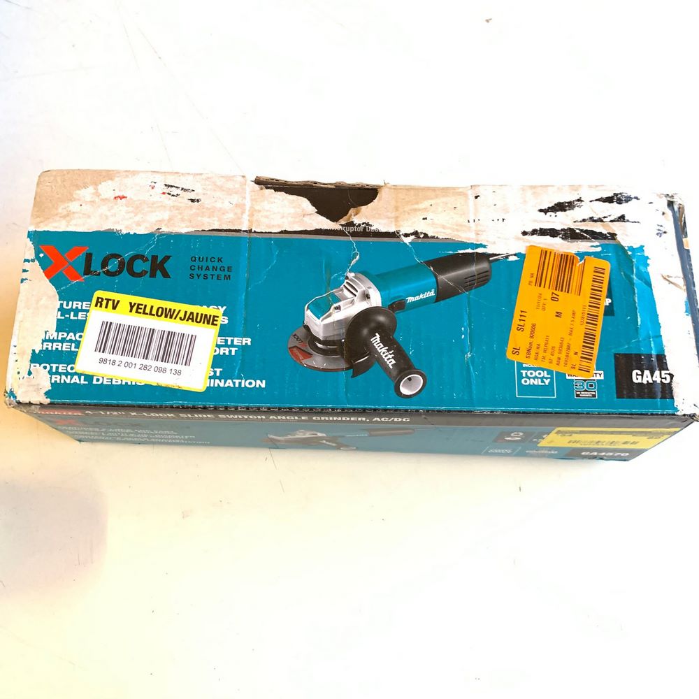 7.5 Amp Corded 4-1/2 in. X-LOCK Angle Grinder with AC/DC Switch (GA4570)