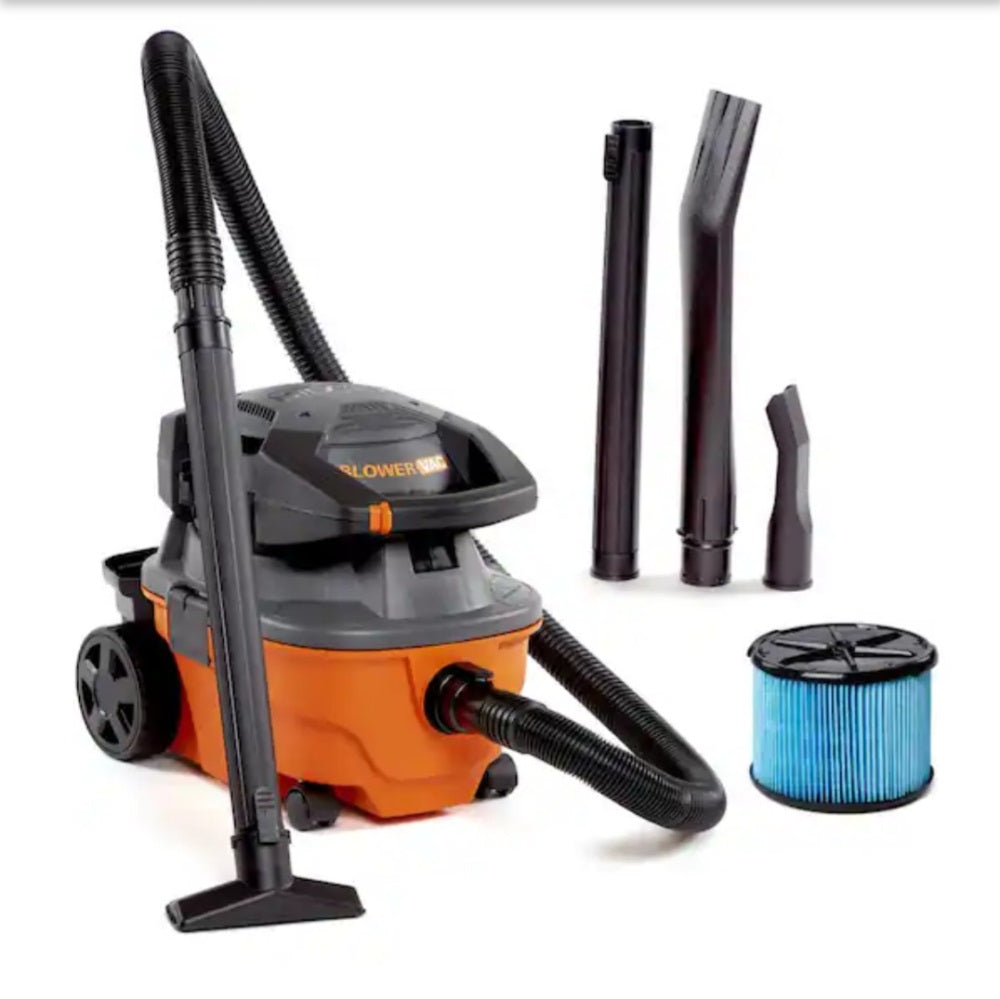4 Gallon 6.0 Peak HP Shop Vacuum Wet Dry Vacuum Detachable Blower