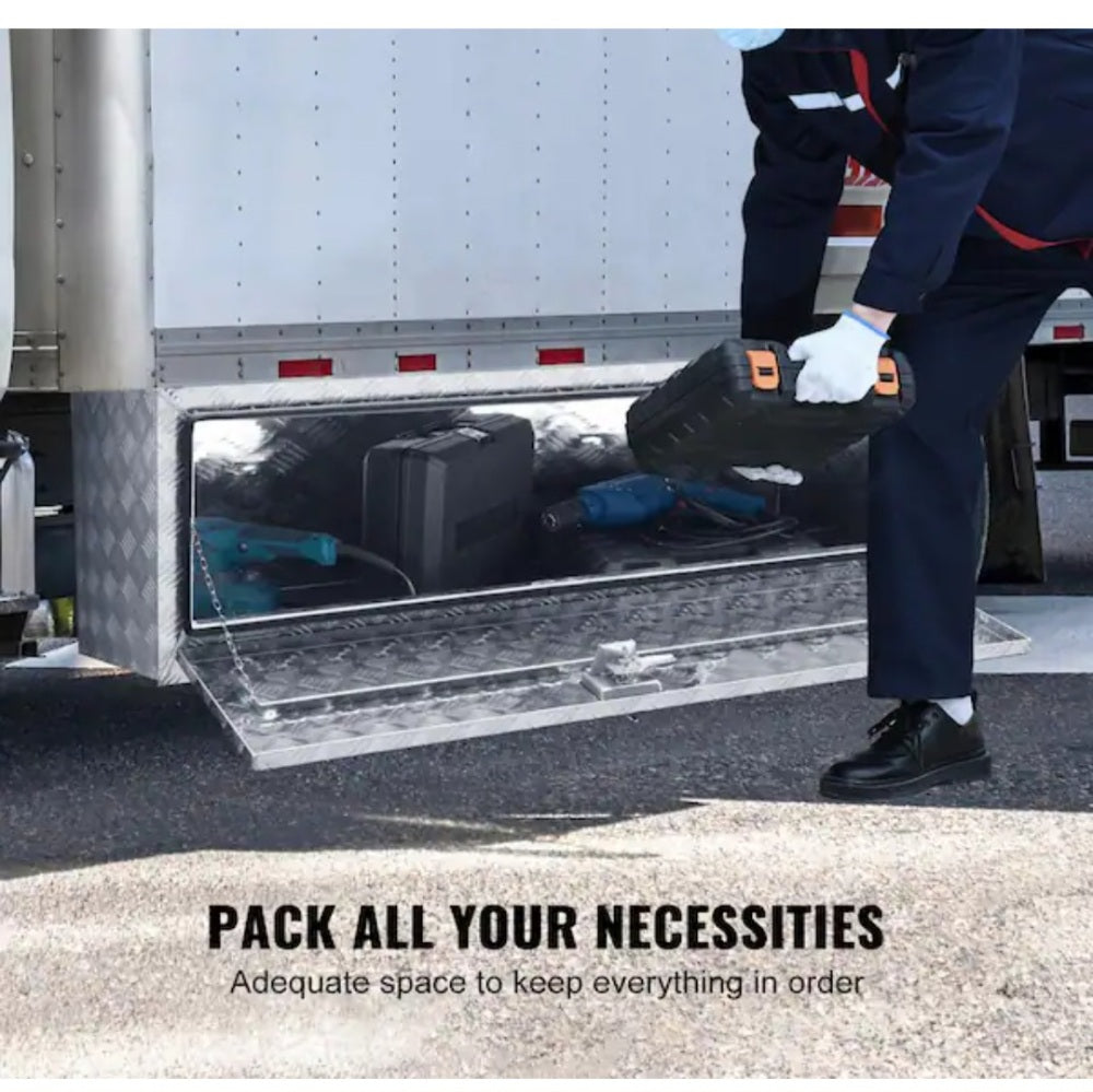 48 in. x 17 in. x 18 in. underbody Truck Tool Box Aluminum