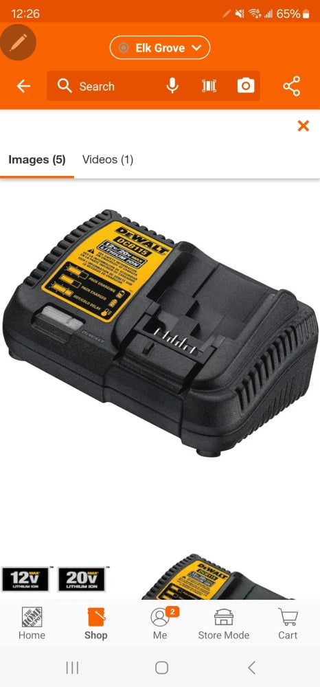 12V to 20V Lithium-ion Battery charger