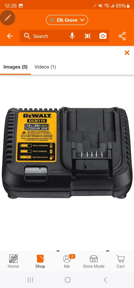 12V to 20V Lithium-ion Battery charger