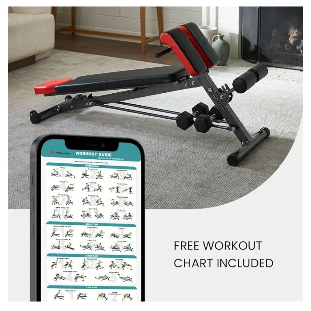 Finer Form Multi-Functional Weight Bench For Full All-in-one