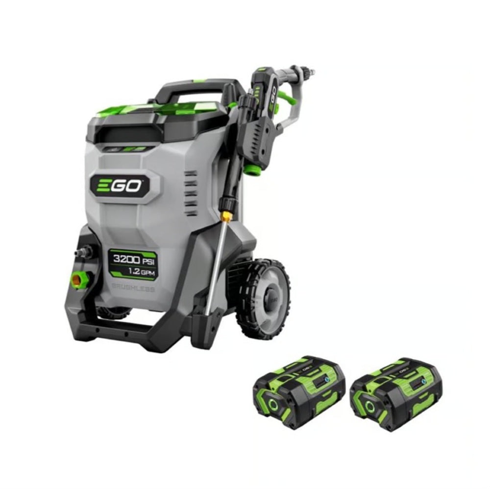 EGO Power+ 3200 PSI 2 GPM Pressure Washer w/ (2) 6Ah Batteries