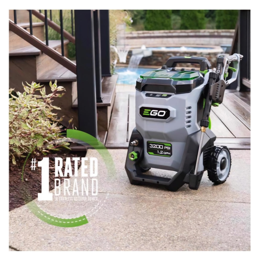 EGO Power+ 3200 PSI 2 GPM Pressure Washer w/ (2) 6Ah Batteries