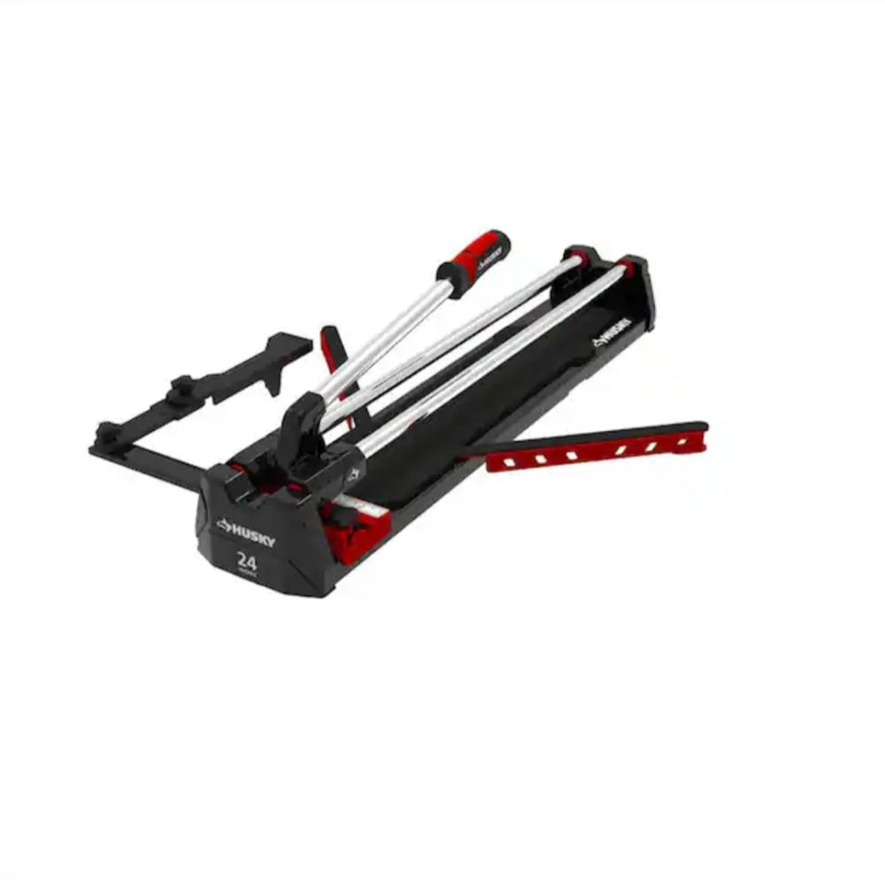 24 in. Tile Cutter With Tungsten Carbide Blade And Adjustable Gauge