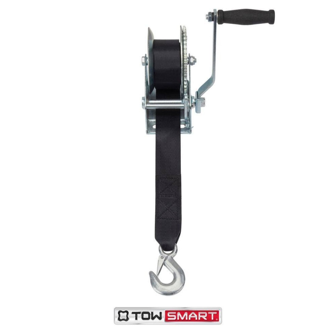 1,500 lb., 2 in. x 20 ft. Manual Trailer Winch