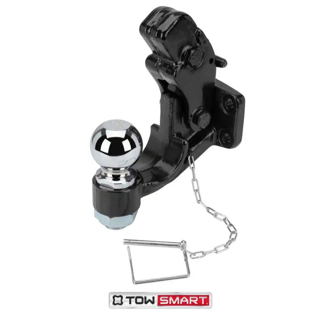 Pintle Hook With 2-5/16 in. Hitch Ball, Bolt-on, 16000