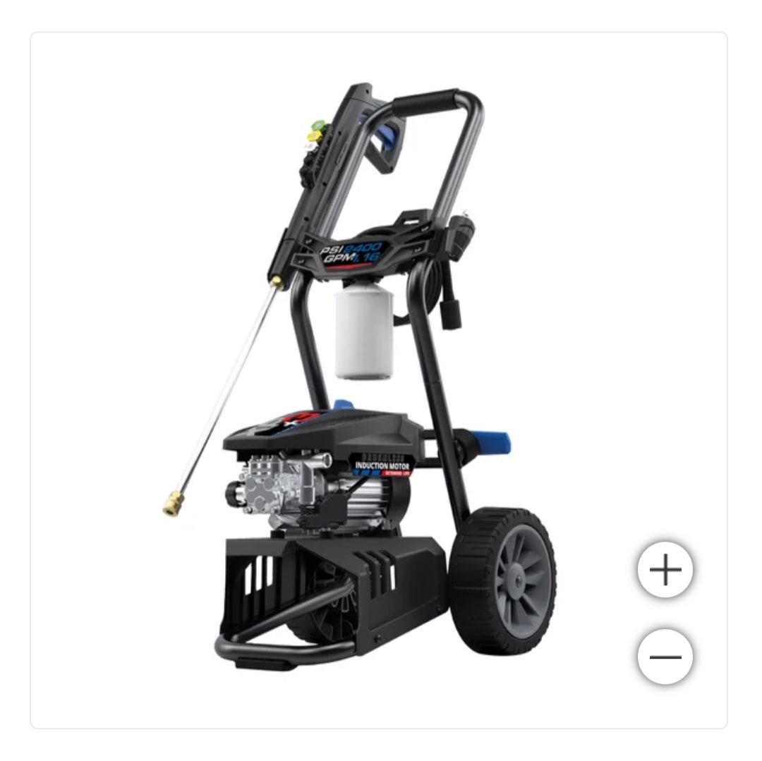 Electric Pressure Washer 2400 PSI, 1.16 GPM