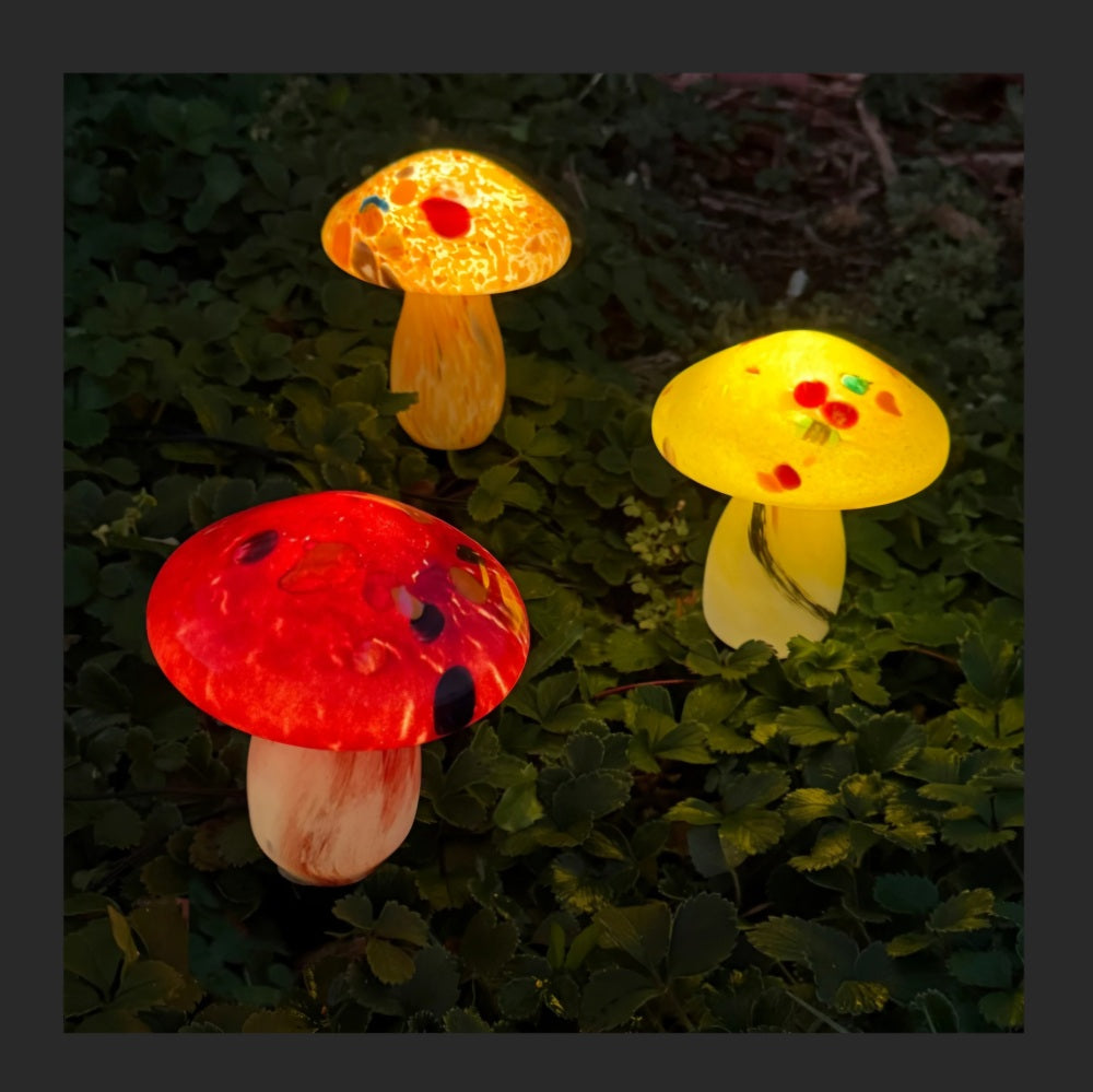 3Pack Mushroom Landscape Light
