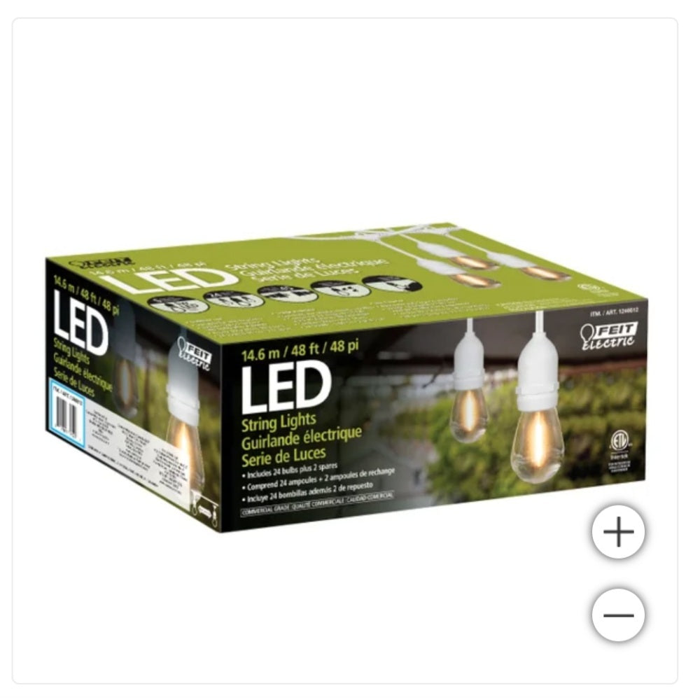 48FT White Led Filament