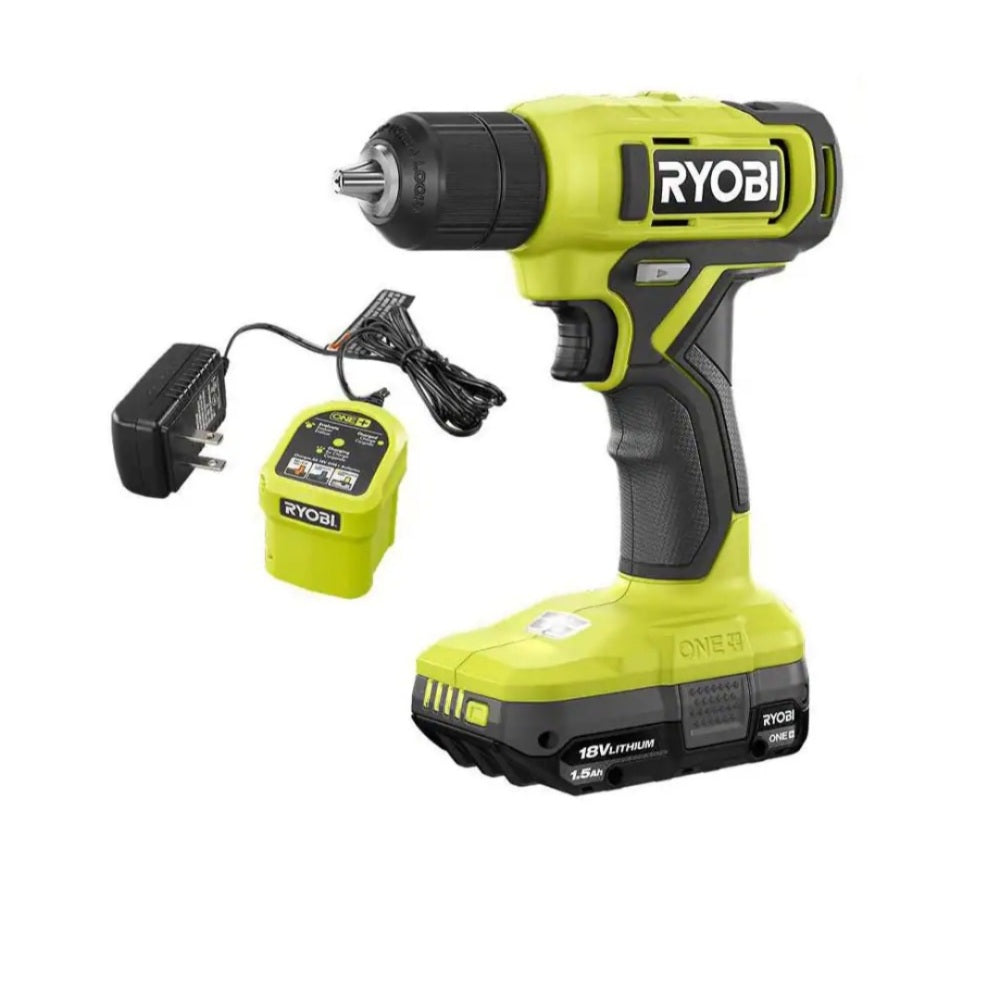 ONE + 18V Cordless 3/8 in. Drill/Driver Kit With 1.5Ah battery