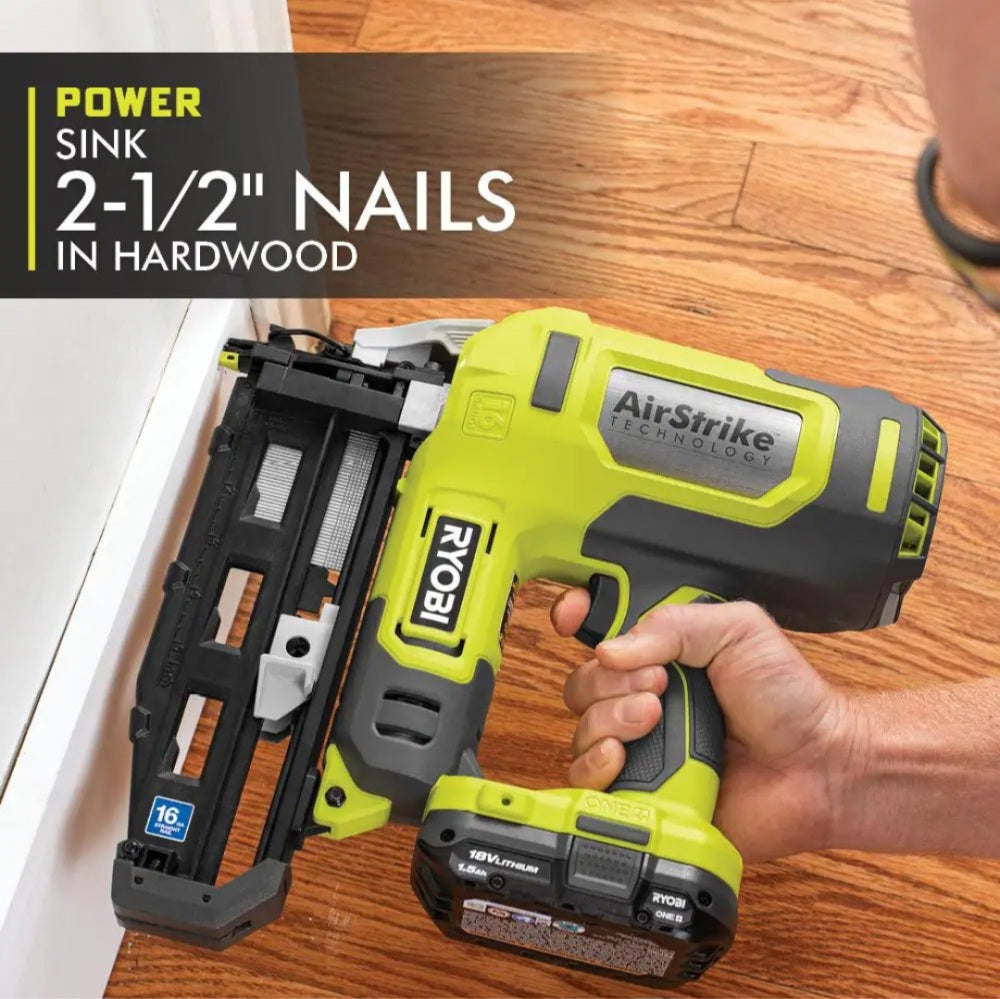 ONE + 18V Air Strike 16-Gauge Cordless Finish Nailer