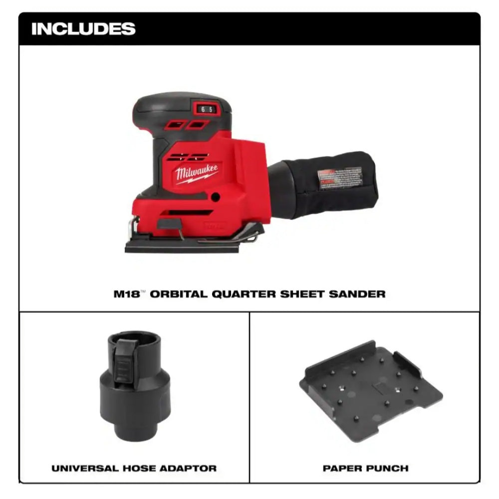 M18 18V Lithium-ion Cordless 1/4 in. Sheet Sander
