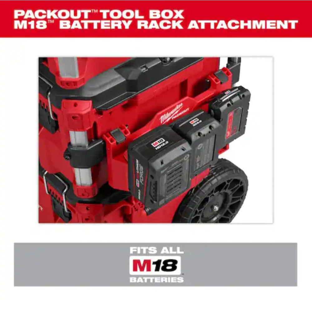 Packout M18 Battery Tool Box Rack Attachments