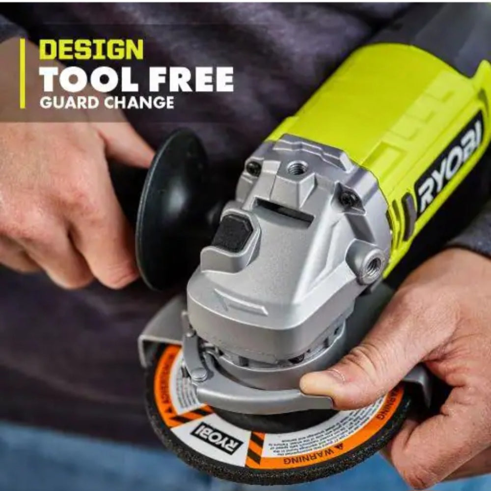 ONE+ 18V Cordless 4-1/2 in. Angle Grinder (Tool Only)
