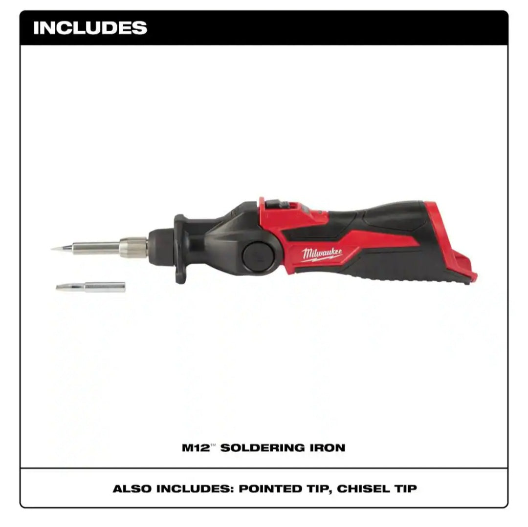 M12 12-Volt Lithium-ion Cordless Soldering iron (tool only)