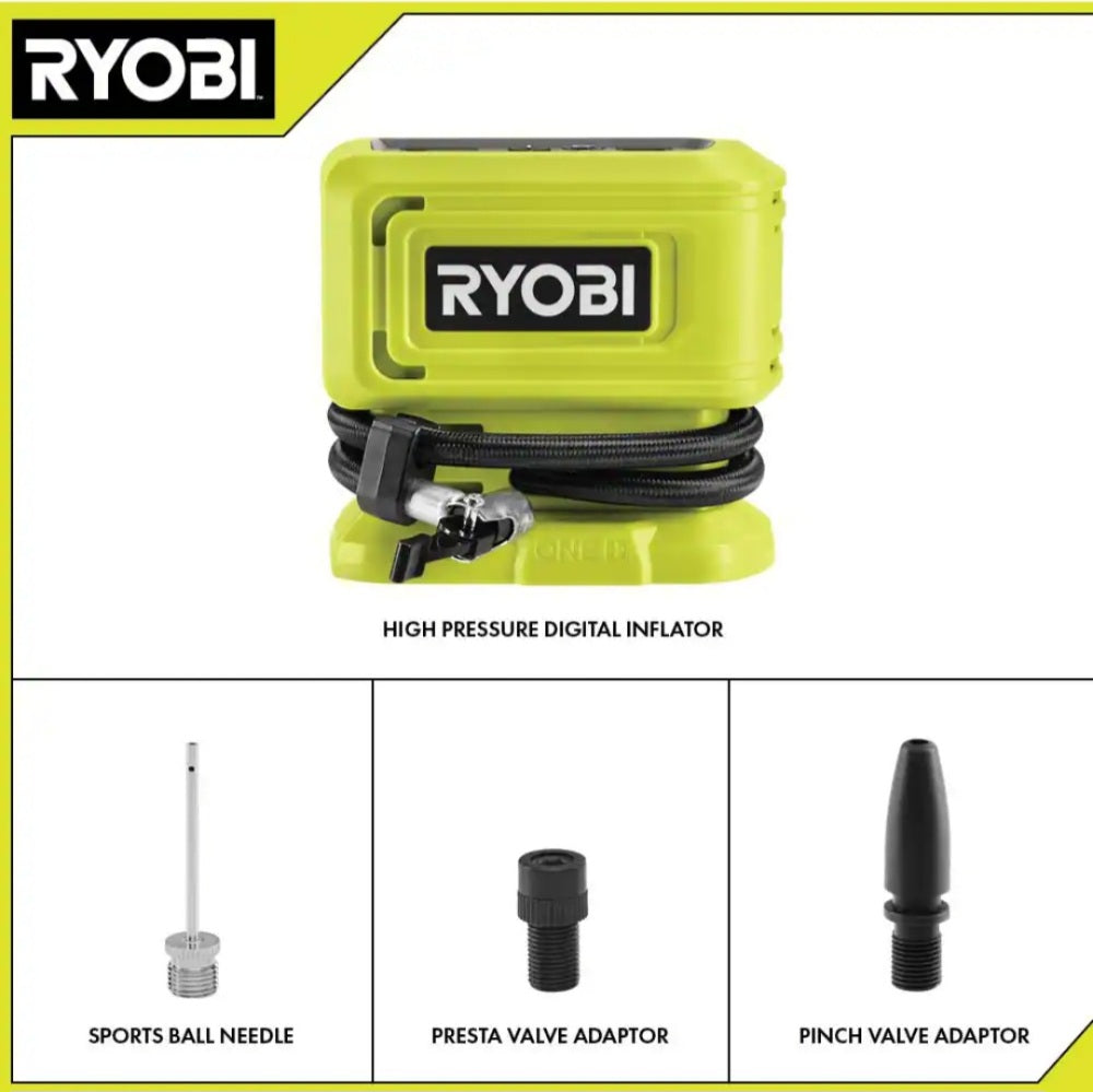 ONE + 18V Cordless High Pressure Inflator (tool Only)