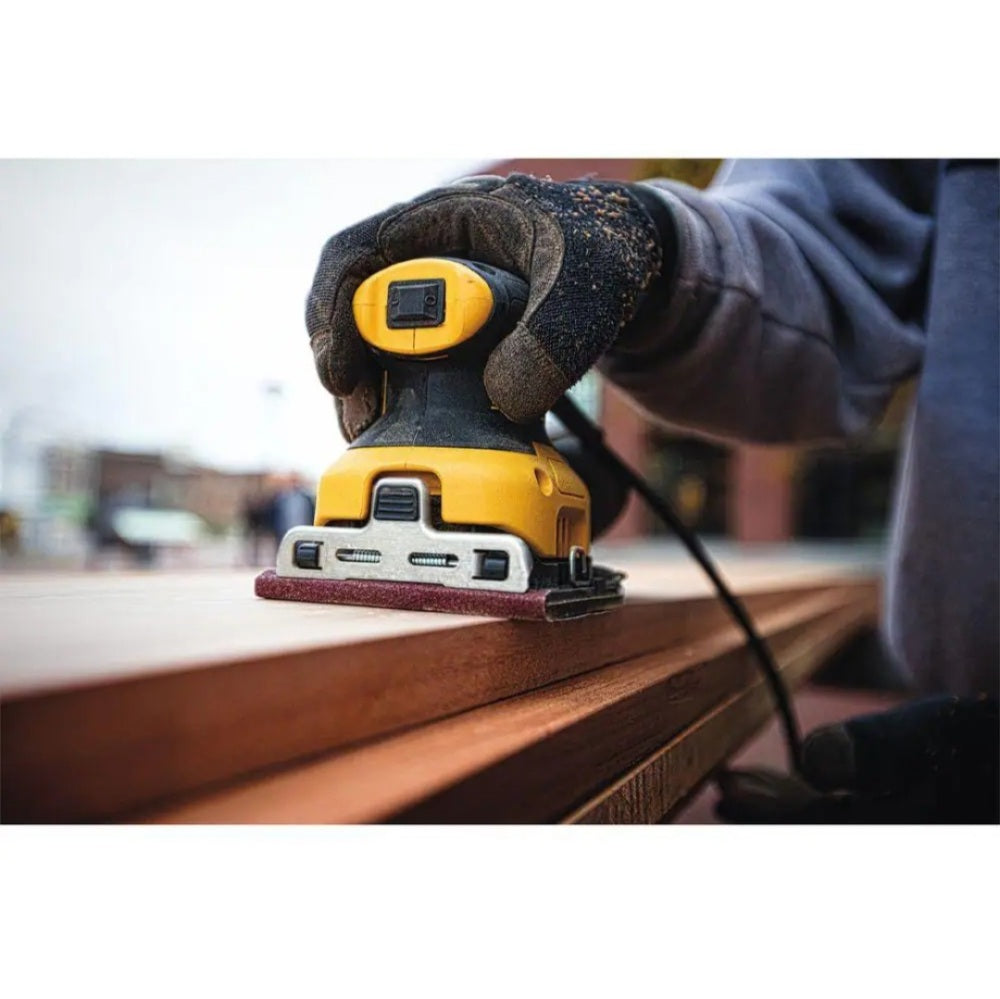 2.3 AMP Corded 1/4 Sheet Palm Grip Sander Kit With Compact