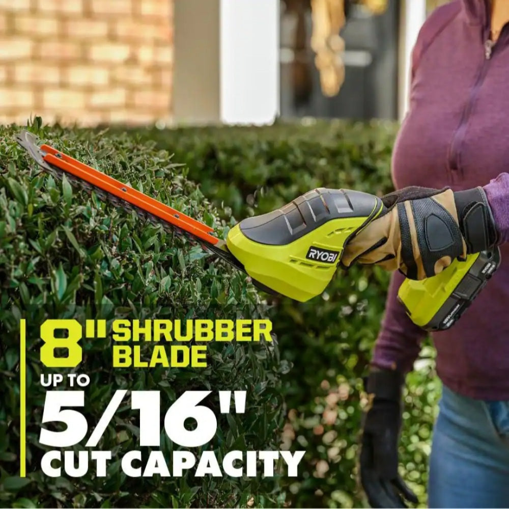 One + 18V Cordless Grass Shear and Shrubber Trimmer