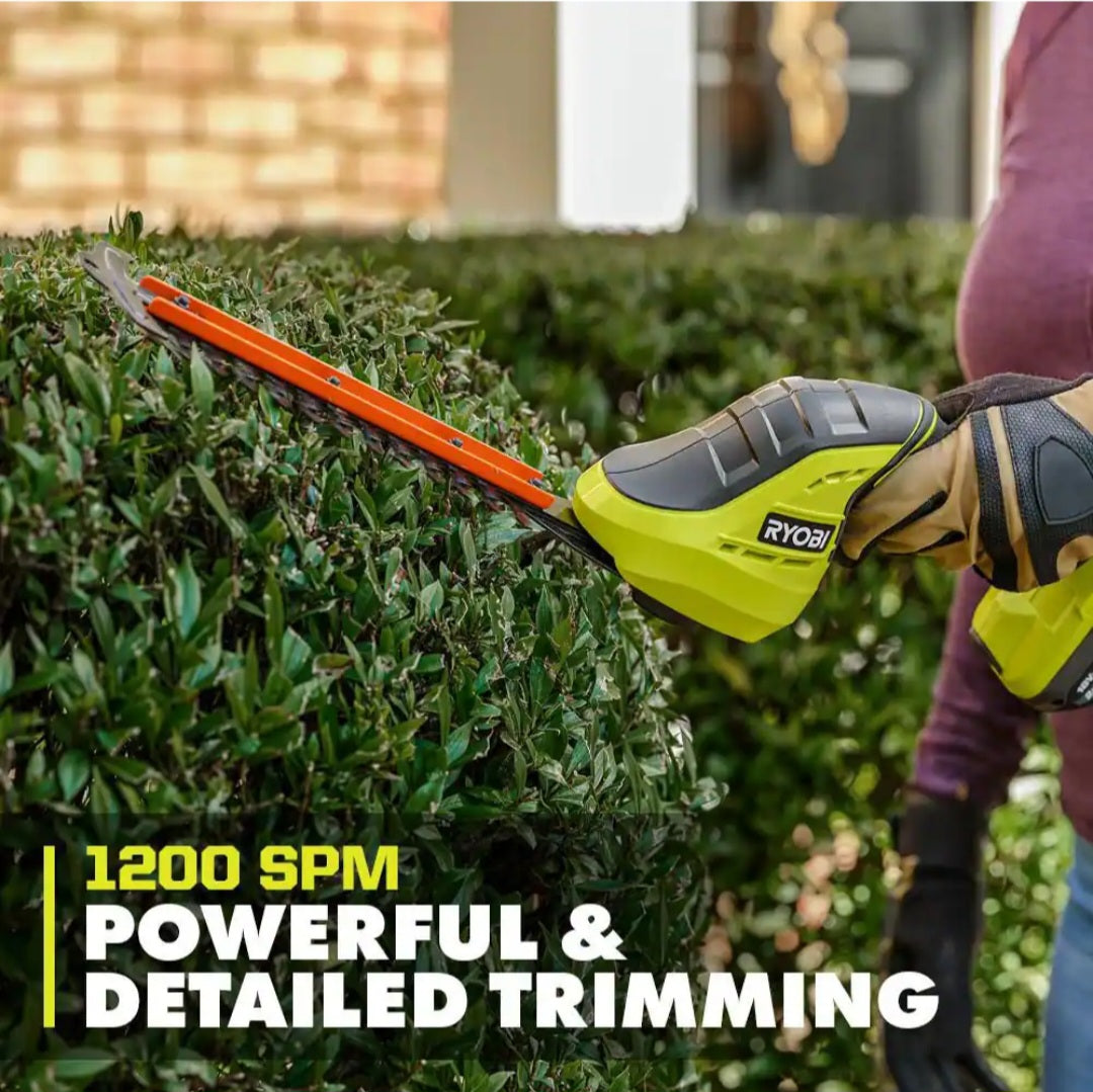 One + 18V Cordless Grass Shear and Shrubber Trimmer